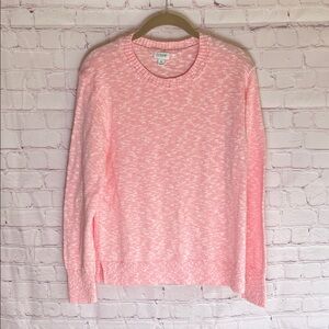 J. Crew Light Pink Crewneck Sweater‎ Woman’s Size Medium
